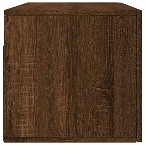 Ντουλάπι Τοίχου Καφέ Δρυς 100x36,5x35 εκ. Επεξεργασμένο Ξύλο