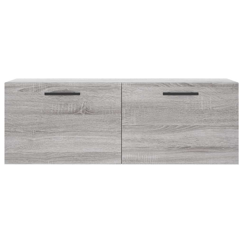 Ντουλάπι Τοίχου Γκρι Sonoma 100x36,5x35 εκ. Επεξεργασμένο Ξύλο
