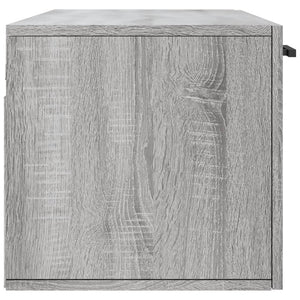 Ντουλάπι Τοίχου Γκρι Sonoma 100x36,5x35 εκ. Επεξεργασμένο Ξύλο