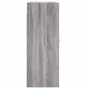 Ντουλάπι Επιτοίχιο Γκρι Sonoma 69,5 x 34 x 90 εκ. Επεξεργ. Ξύλο