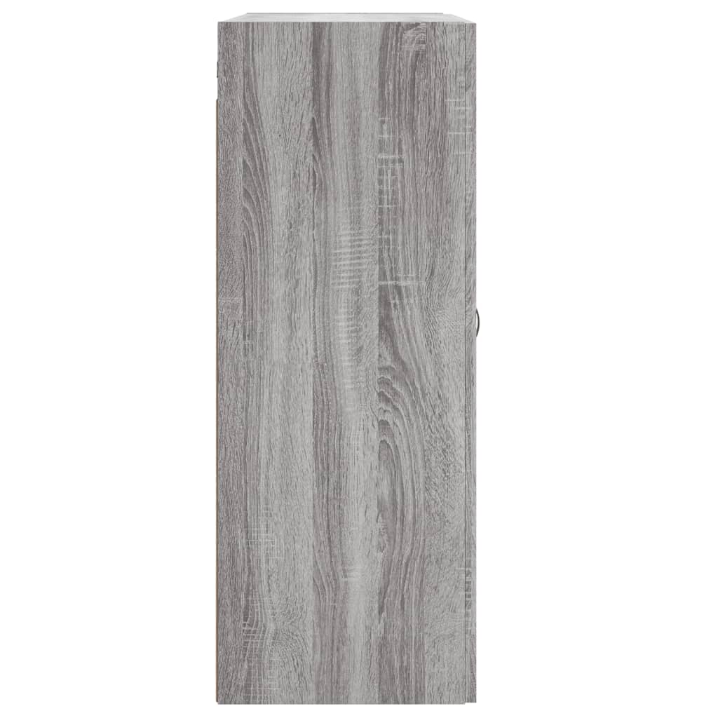 Ντουλάπι Επιτοίχιο Γκρι Sonoma 69,5 x 34 x 90 εκ. Επεξεργ. Ξύλο