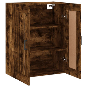 Ντουλάπι Τοίχου Καπνιστή Δρυς 69,5 x 34 x 90 εκ. Επεξεργ. Ξύλο