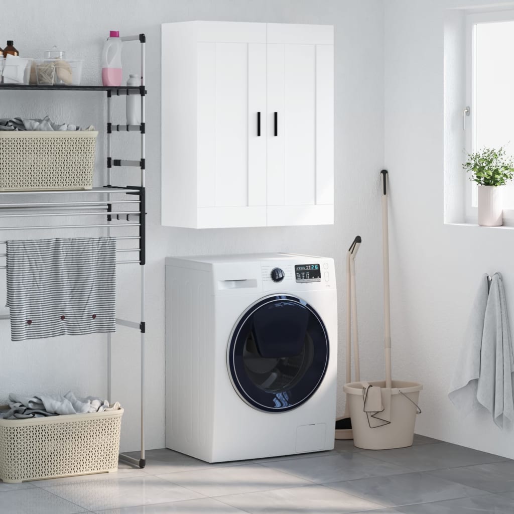 Ντουλάπι Τοίχου Λευκό 69,5 x 34 x 90 εκ. από Επεξεργασμένο Ξύλο - Pakobazaar