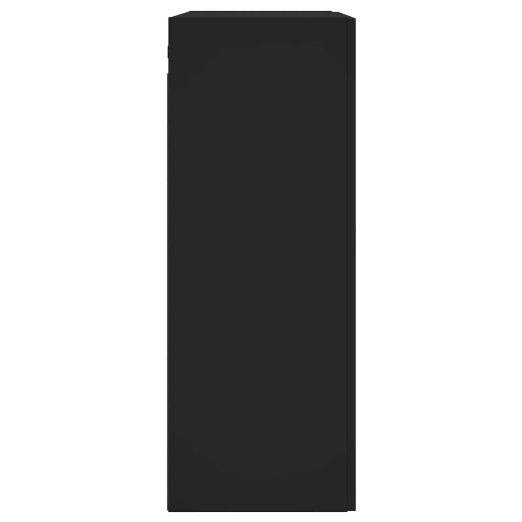 Ντουλάπι Τοίχου Μαύρο 69,5 x 34 x 90 εκ. από Επεξεργασμένο Ξύλο - Pakobazaar