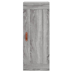 Ντουλάπι Τοίχου Γκρι Sonoma 34,5 x 34 x 90 εκ. Επεξεργ. Ξύλο
