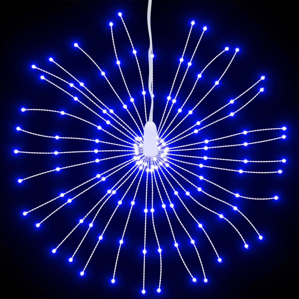 Φωτάκια Χριστουγεννιάτικα 8 Τεμ. 140 LED Μπλε 17 εκ.