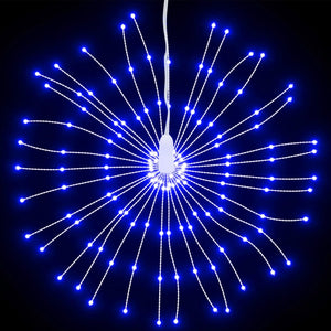Φωτάκια Χριστουγεννιάτικα 8 Τεμ. 140 LED Μπλε 17 εκ.