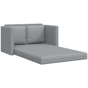 Καναπές-Κρεβάτι Δαπέδου 2 σε 1 Αν. Γκρι 112x174x55 εκ. Ύφασμα