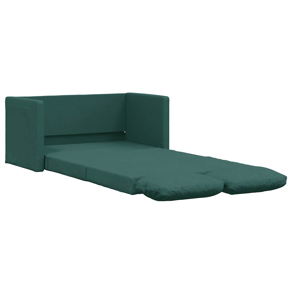 Καναπές-Κρεβάτι Δαπέδου 2 σε 1 Πράσινος 112x174x55 εκ. Ύφασμα - Pakobazaar