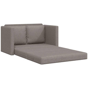 Καναπές-Κρεβάτι Δαπέδου 2 σε 1 Taupe 112x174x55 εκ. Ύφασμα