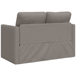 Καναπές-Κρεβάτι Δαπέδου 2 σε 1 Taupe 112x174x55 εκ. Ύφασμα