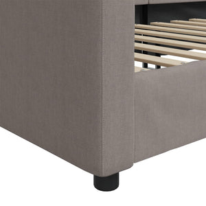 Καναπές Κρεβάτι Taupe 80 x 200 εκ. Υφασμάτινος