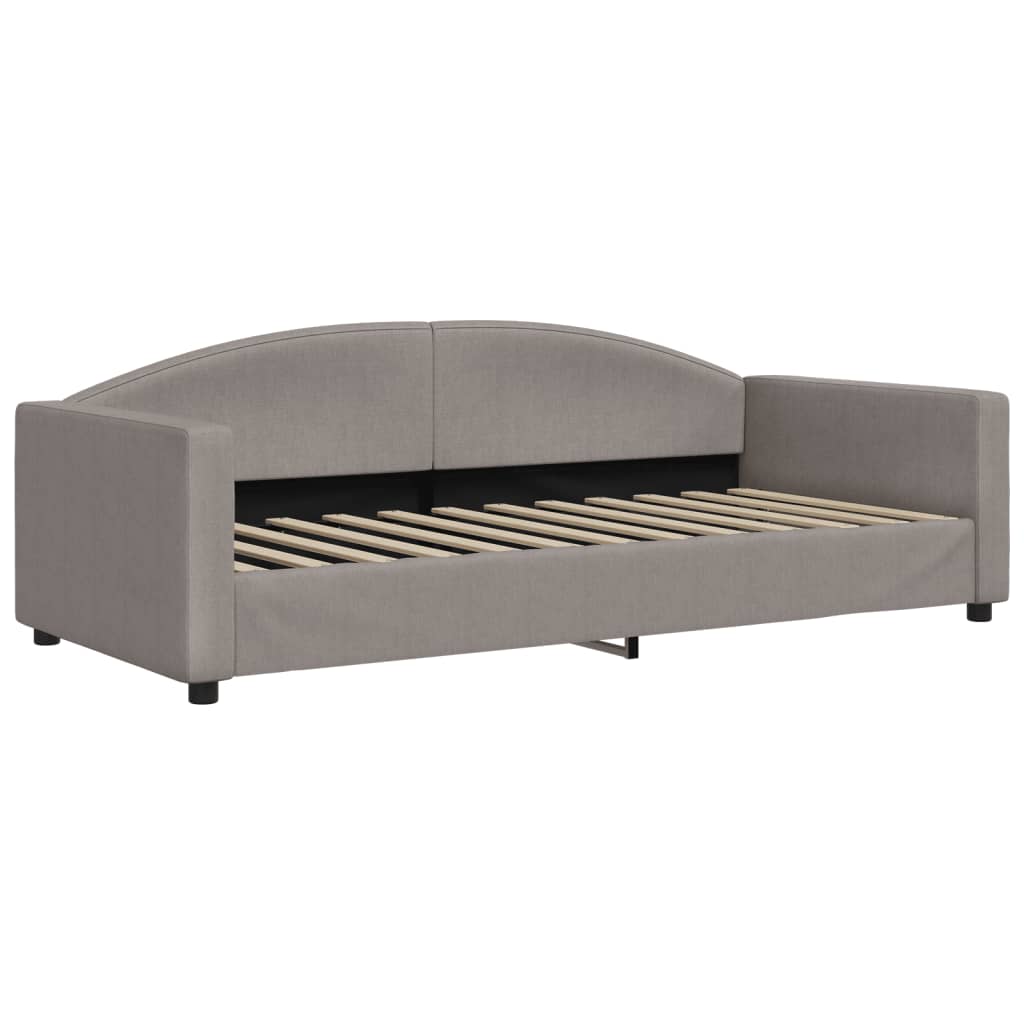 Καναπές Κρεβάτι Taupe 90 x 200 εκ. Υφασμάτινος