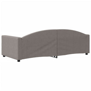 Καναπές Κρεβάτι Taupe 90 x 200 εκ. Υφασμάτινος