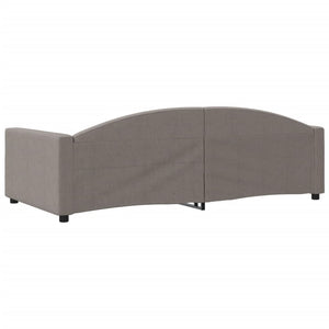 Καναπές Κρεβάτι Taupe 100 x 200 εκ. Υφασμάτινος