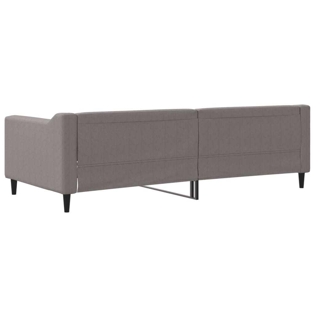 Καναπές Κρεβάτι Taupe 90 x 200 εκ. Υφασμάτινος - Pakobazaar