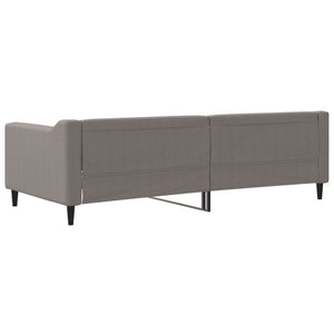 Καναπές Κρεβάτι Taupe 90 x 200 εκ. Υφασμάτινος - Pakobazaar