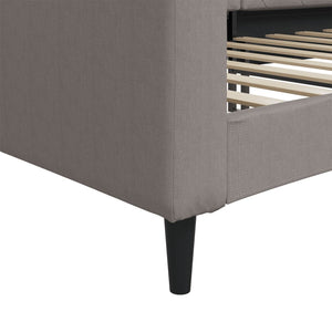 Καναπές Κρεβάτι Taupe 100 x 200 εκ. Υφασμάτινος
