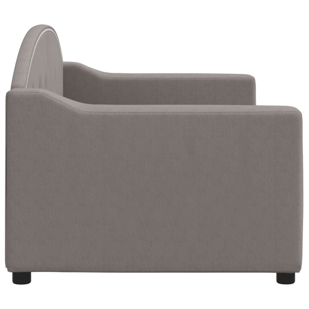 Καναπές Κρεβάτι Taupe 80 x 200 εκ. Υφασμάτινος