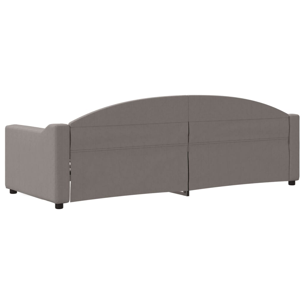 Καναπές Κρεβάτι Taupe 80 x 200 εκ. Υφασμάτινος