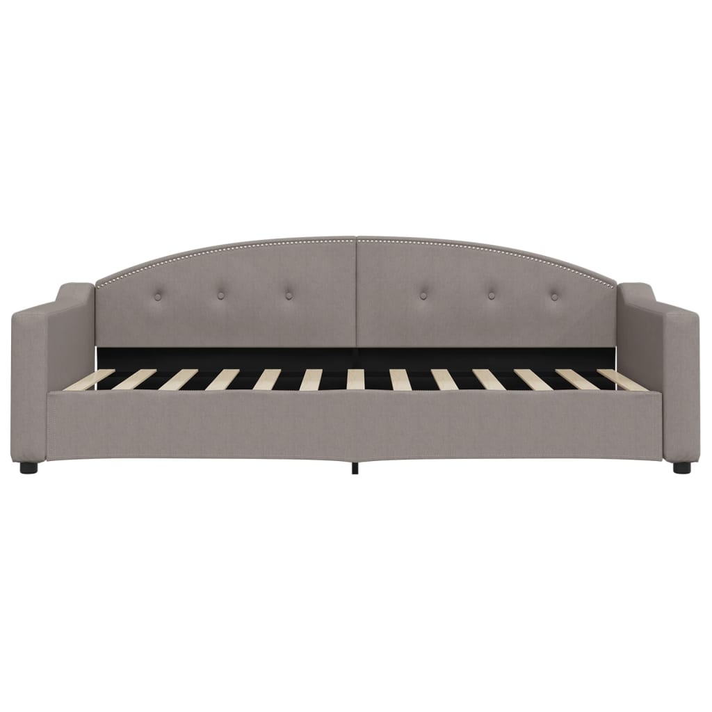 Καναπές Κρεβάτι Taupe 90 x 200 εκ. Υφασμάτινος