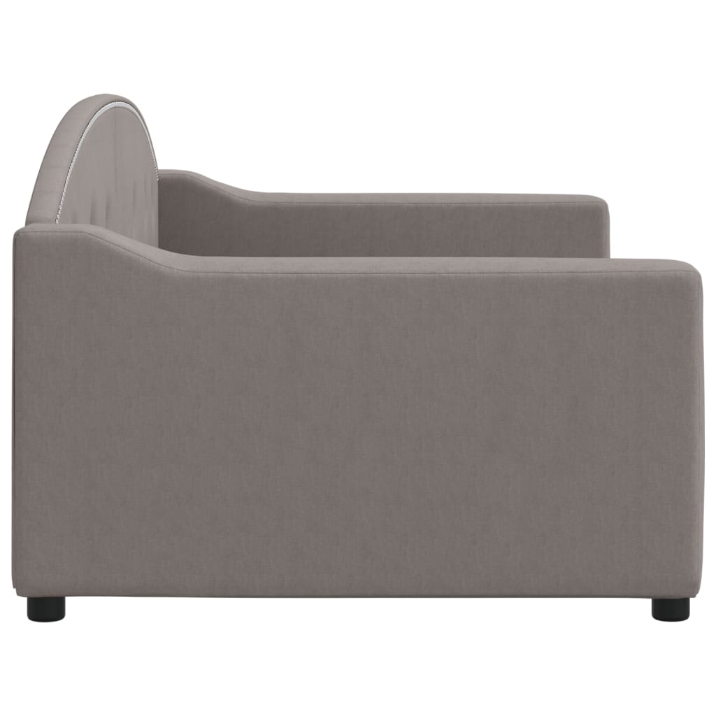 Καναπές Κρεβάτι Taupe 90 x 200 εκ. Υφασμάτινος