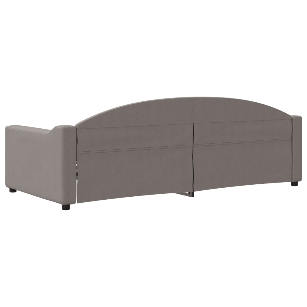 Καναπές Κρεβάτι Taupe 90 x 200 εκ. Υφασμάτινος
