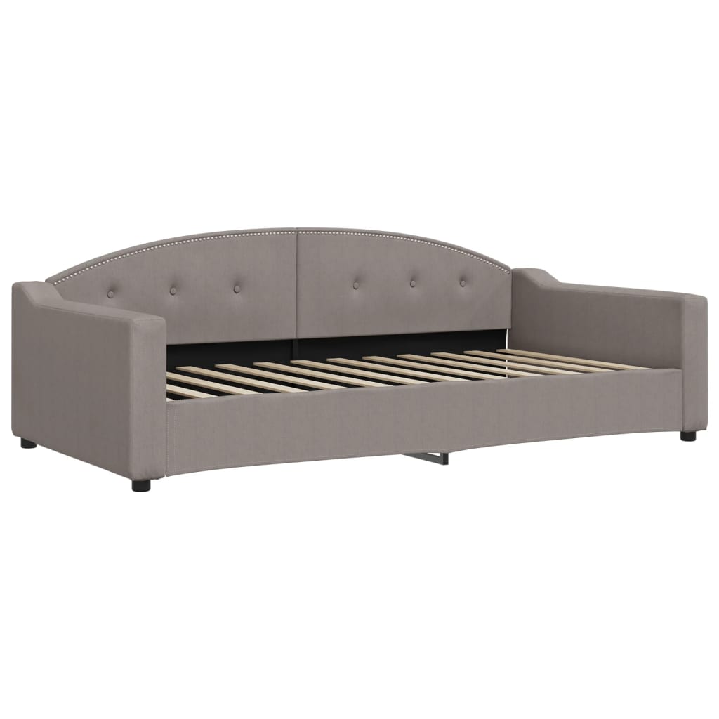Καναπές Κρεβάτι Taupe 100 x 200 εκ. Υφασμάτινος