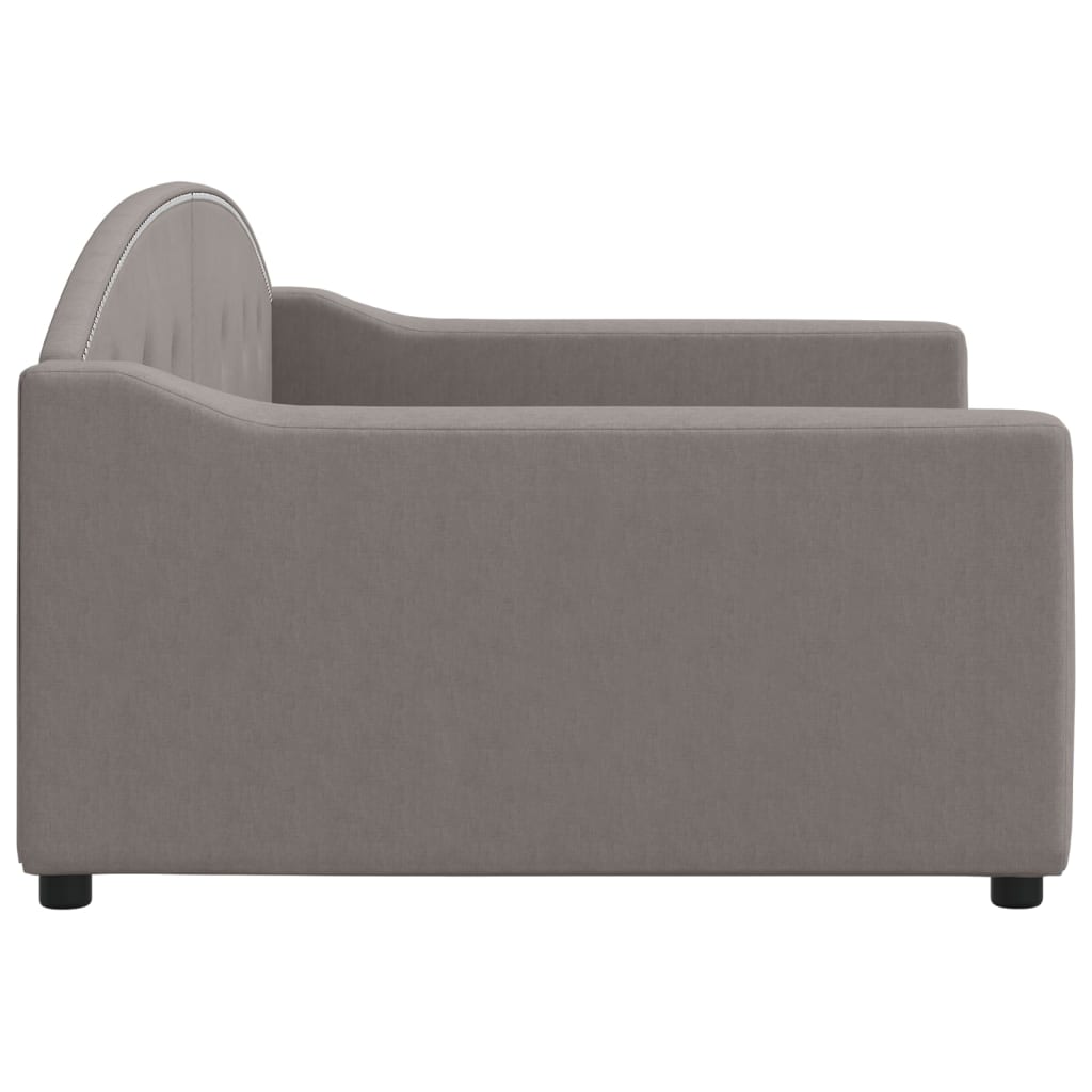 Καναπές Κρεβάτι Taupe 100 x 200 εκ. Υφασμάτινος