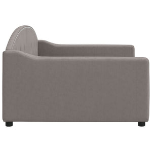 Καναπές Κρεβάτι Taupe 100 x 200 εκ. Υφασμάτινος