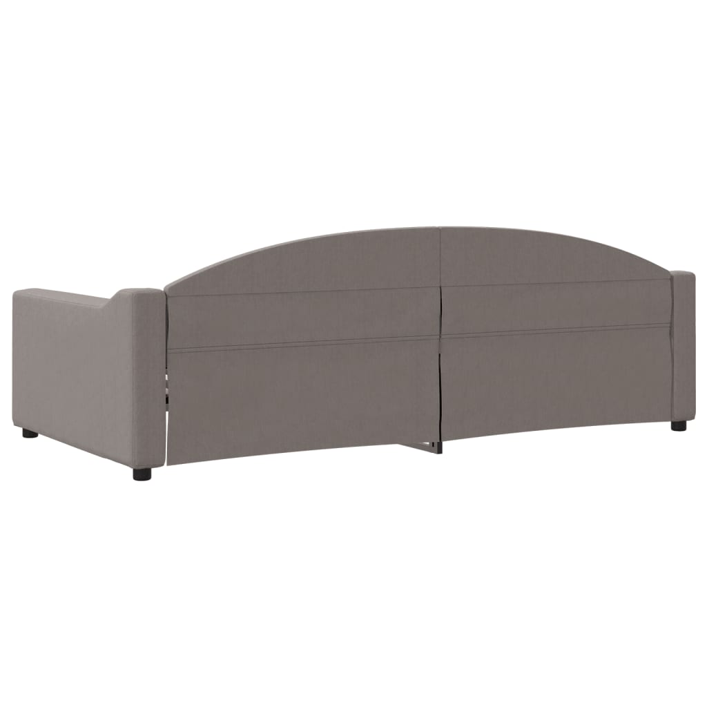 Καναπές Κρεβάτι Taupe 100 x 200 εκ. Υφασμάτινος