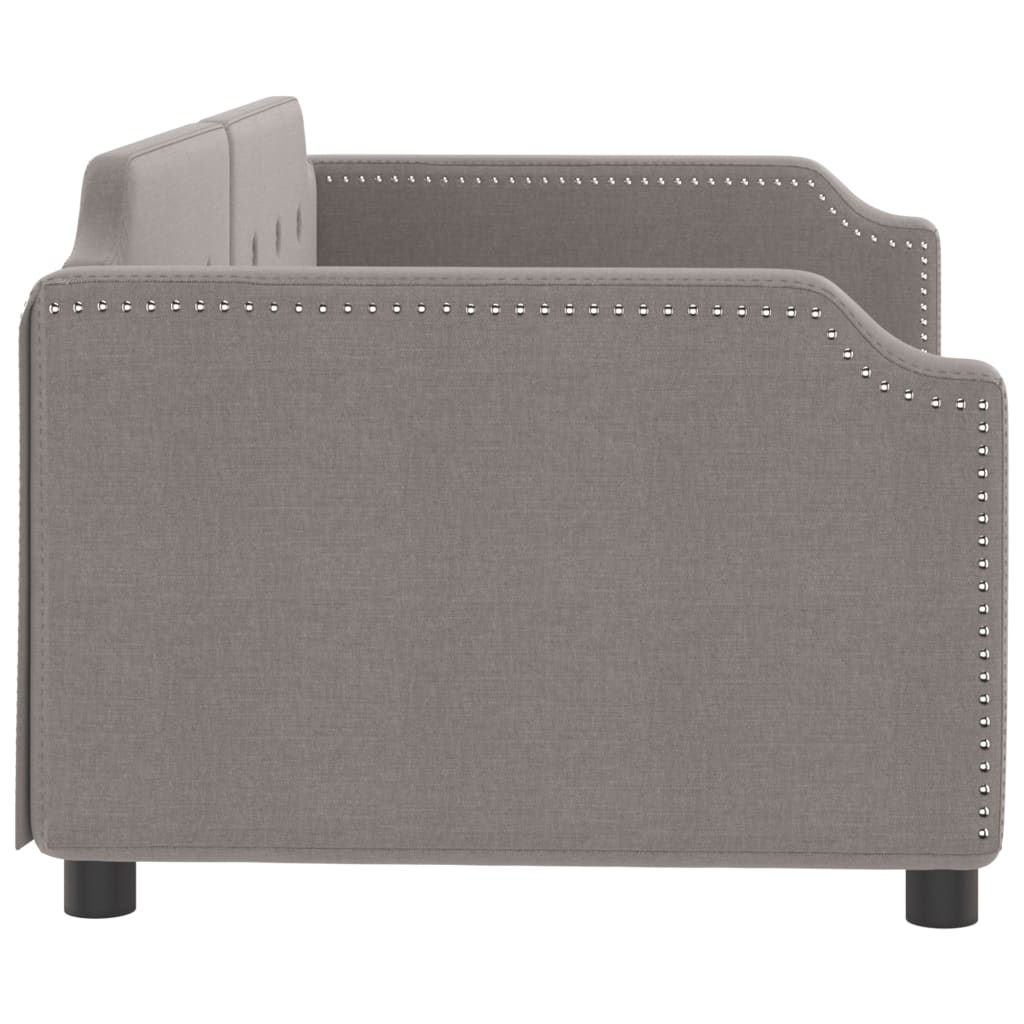 Καναπές Κρεβάτι Taupe 90 x 200 εκ. Υφασμάτινος