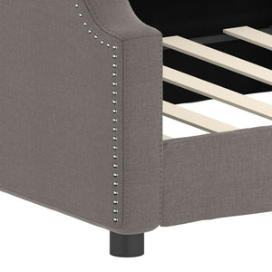 Καναπές Κρεβάτι Taupe 90 x 200 εκ. Υφασμάτινος