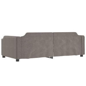 Καναπές Κρεβάτι Taupe 100 x 200 εκ. Υφασμάτινος