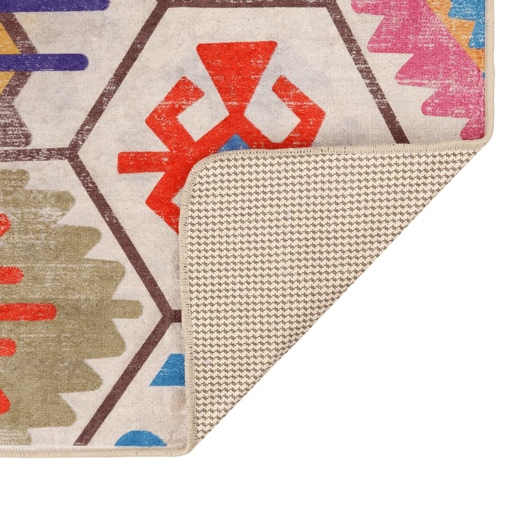 Χαλί Πλενόμενο Αντιολισθητικό Πολύχρωμο 190x300 εκ. - PAKOBAZAAR