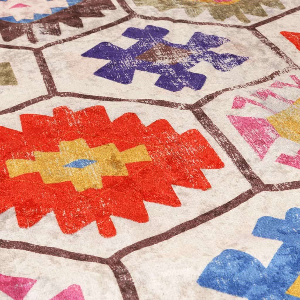 Χαλί Πλενόμενο Αντιολισθητικό Πολύχρωμο 190x300 εκ. - PAKOBAZAAR