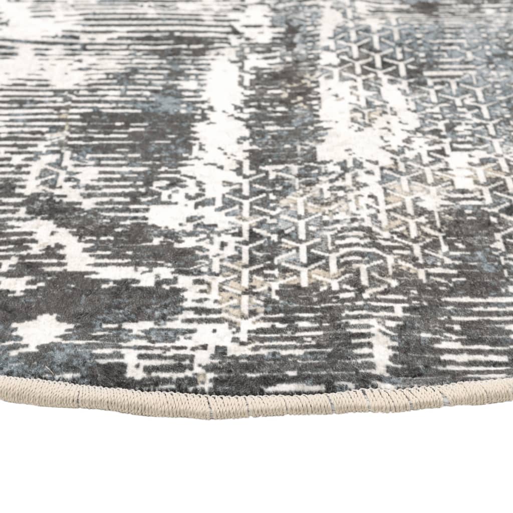 Χαλί Πλενόμενο Αντιολισθητικό Πολύχρωμο Ø 120 εκ. - PAKOBAZAAR