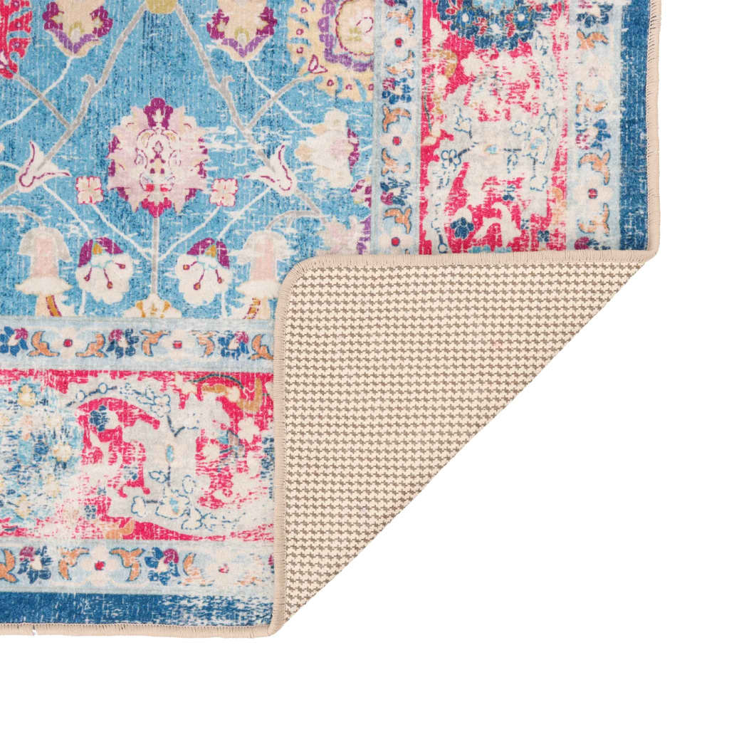 Χαλί Πλενόμενο Αντιολισθητικό Πολύχρωμο 120 x 180 εκ. - PAKOBAZAAR