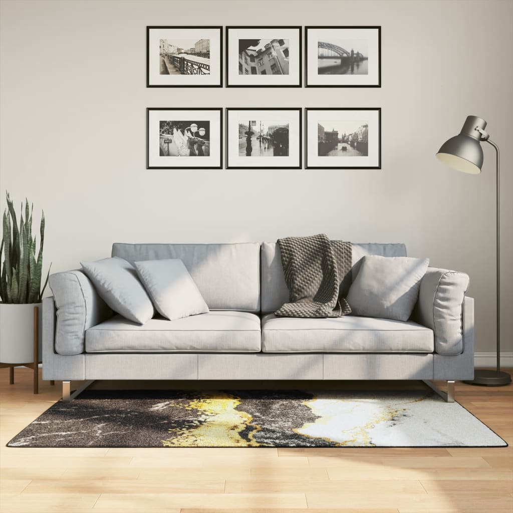 Χαλί Πλενόμενο Αντιολισθητικό Πολύχρωμο 80 x 150 εκ. - PAKOBAZAAR