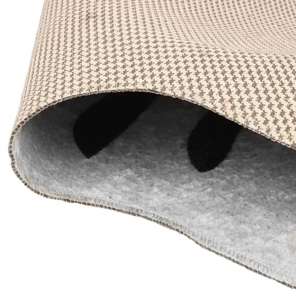 Χαλί Πλενόμενο Αντιολ. Σχέδιο Ζέβρας Μαύρο/Λευκό 120x170 εκ. - PAKOBAZAAR