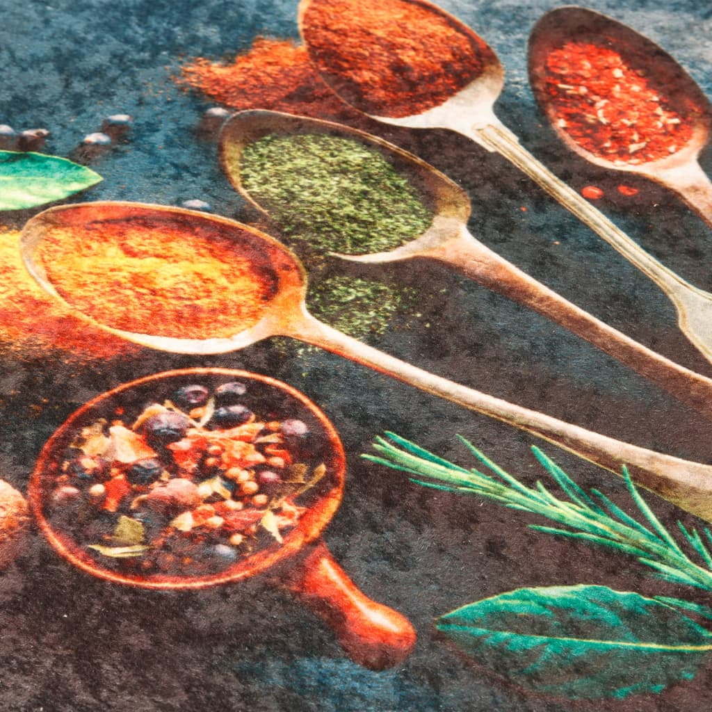 Χαλί Κουζίνας Πλενόμενο Αντιολισθητικό Πολύχρωμο 60x180 εκ. - PAKOBAZAAR