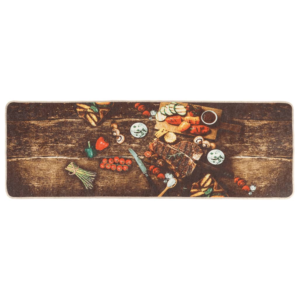 Χαλί Κουζίνας Πλενόμενο Αντιολισθητικό Πολύχρωμο 60x180 εκ. - PAKOBAZAAR