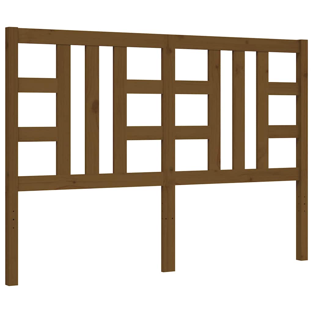 Πλαίσιο Κρεβατιού με Κεφαλάρι Μελί Μασίφ Ξύλο Double