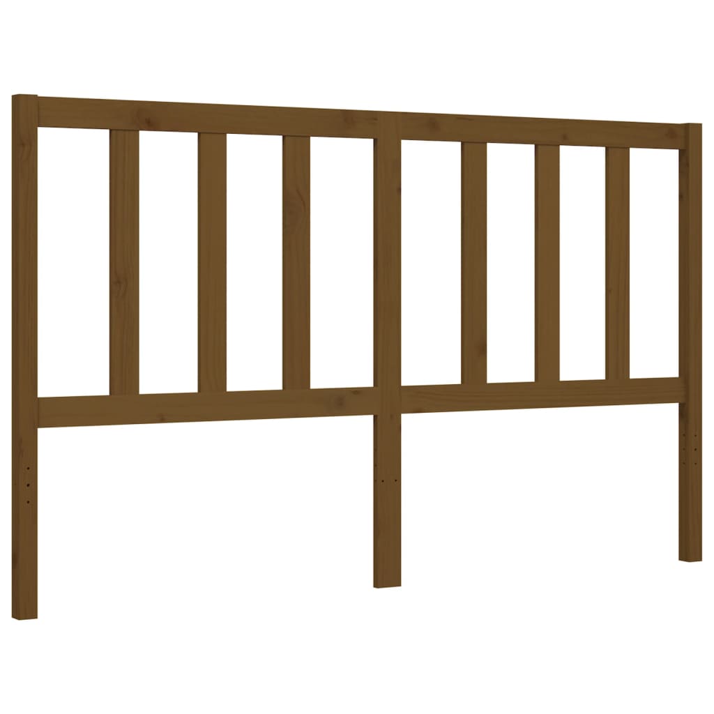 Πλαίσιο Κρεβατιού με Κεφαλάρι Μελί 160x200 εκ. από Μασίφ Ξύλο - Pakobazaar