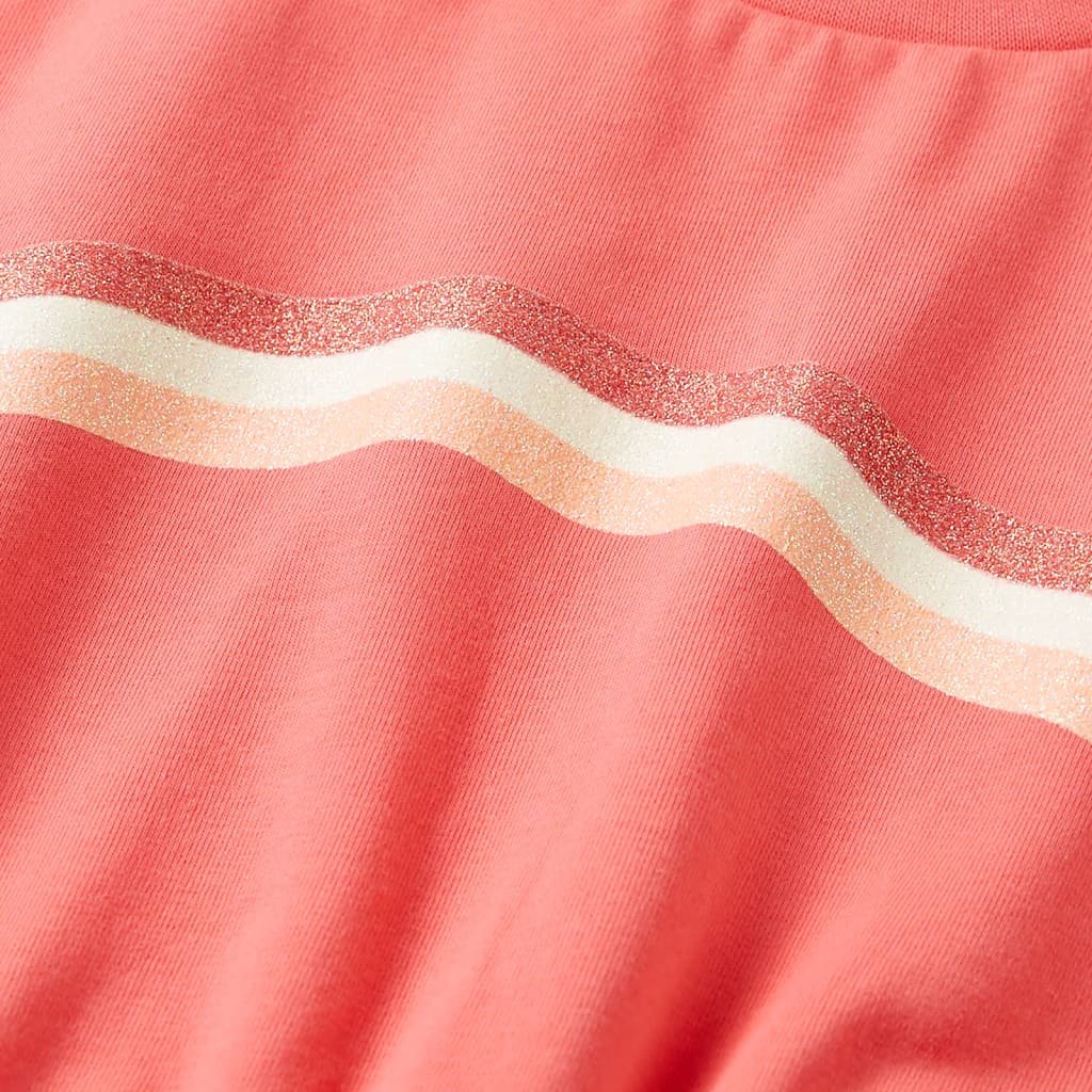 Φόρεμα Παιδικό με Κορδόνι Κοραλί 116 - Pakobazaar