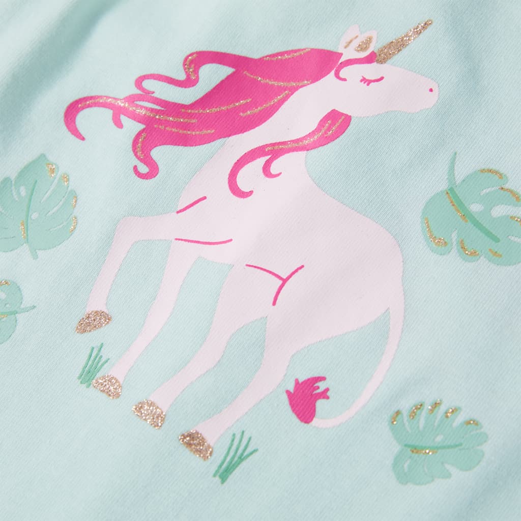 Αμάνικο Μπλουζάκι Παιδικό Ανοιχτό Χρώμα Μέντας 140 - Pakobazaar