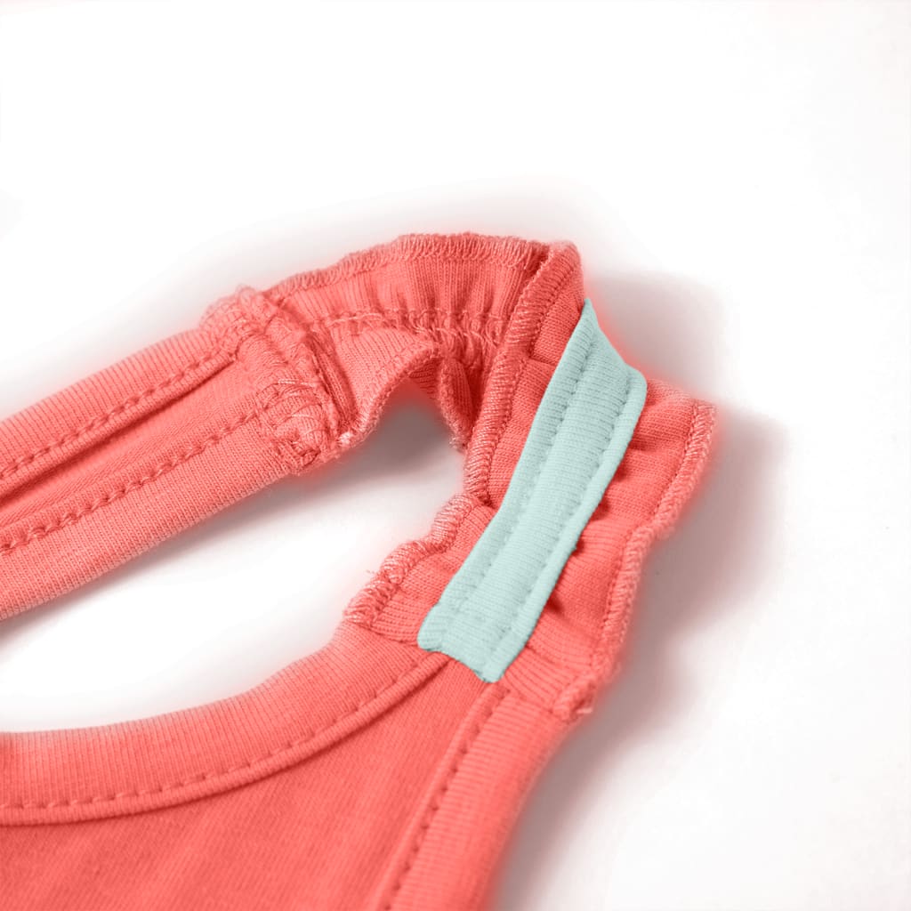 Αμάνικο Μπλουζάκι Παιδικό Κοραλί 140 - Pakobazaar