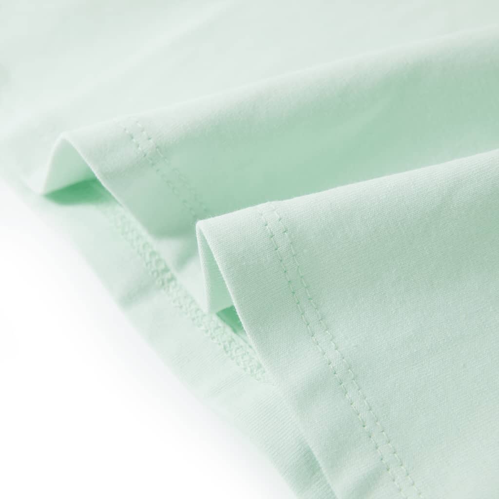 Μπλουζάκι Παιδικό Ανοιχτό Χρώμα Μέντας 128 - Pakobazaar