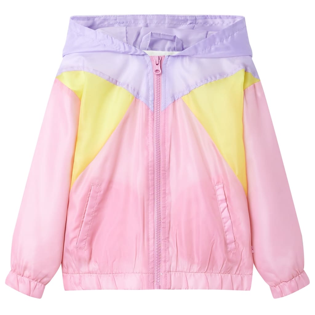 Ζακέτα μπουφάν Παιδική με Κουκούλα και Φερμουάρ Πολύχρωμη 128 - Pakobazaar