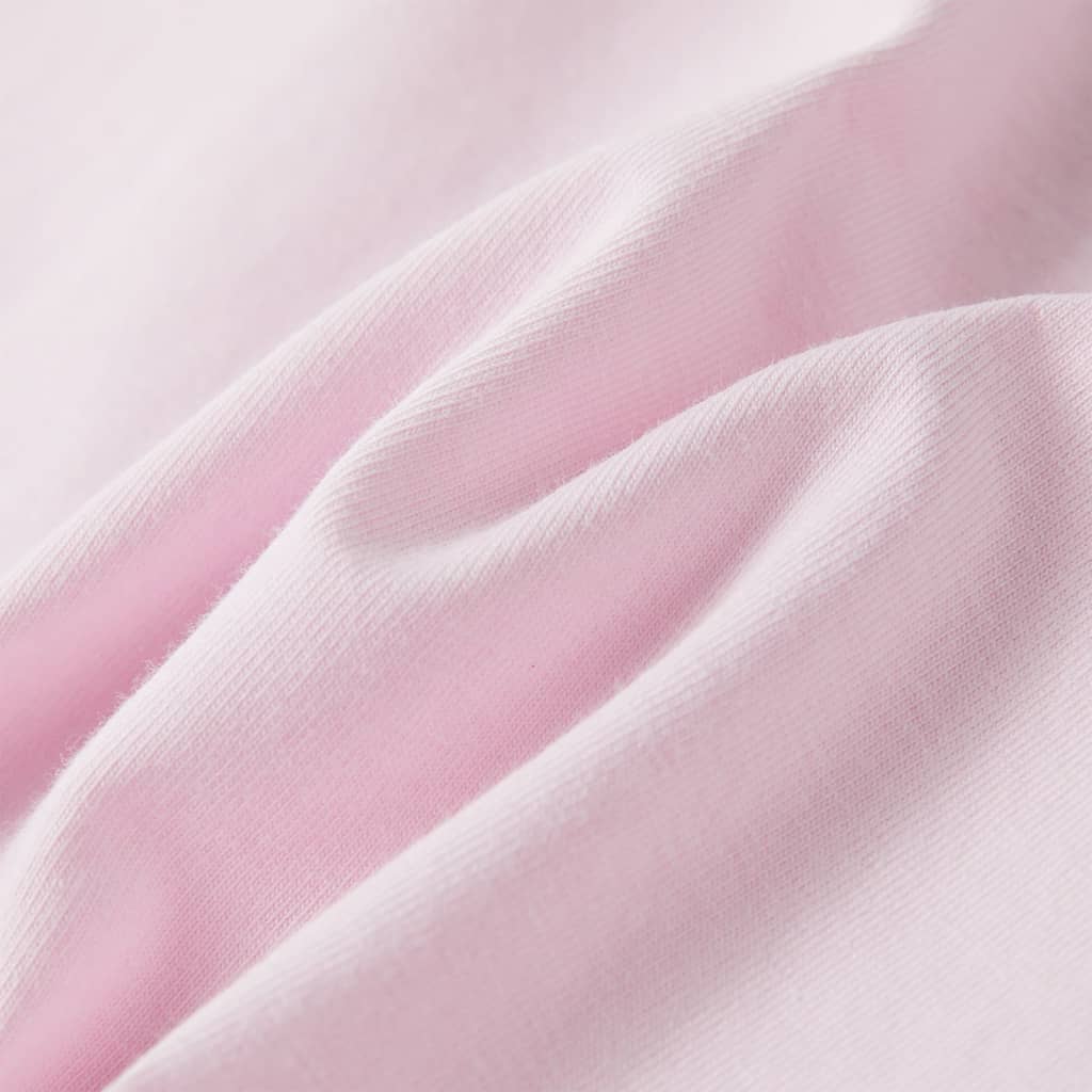 Μπλουζάκι Παιδικό με Πολύ Κοντά Μανίκια Απαλό Ροζ 128 - Pakobazaar